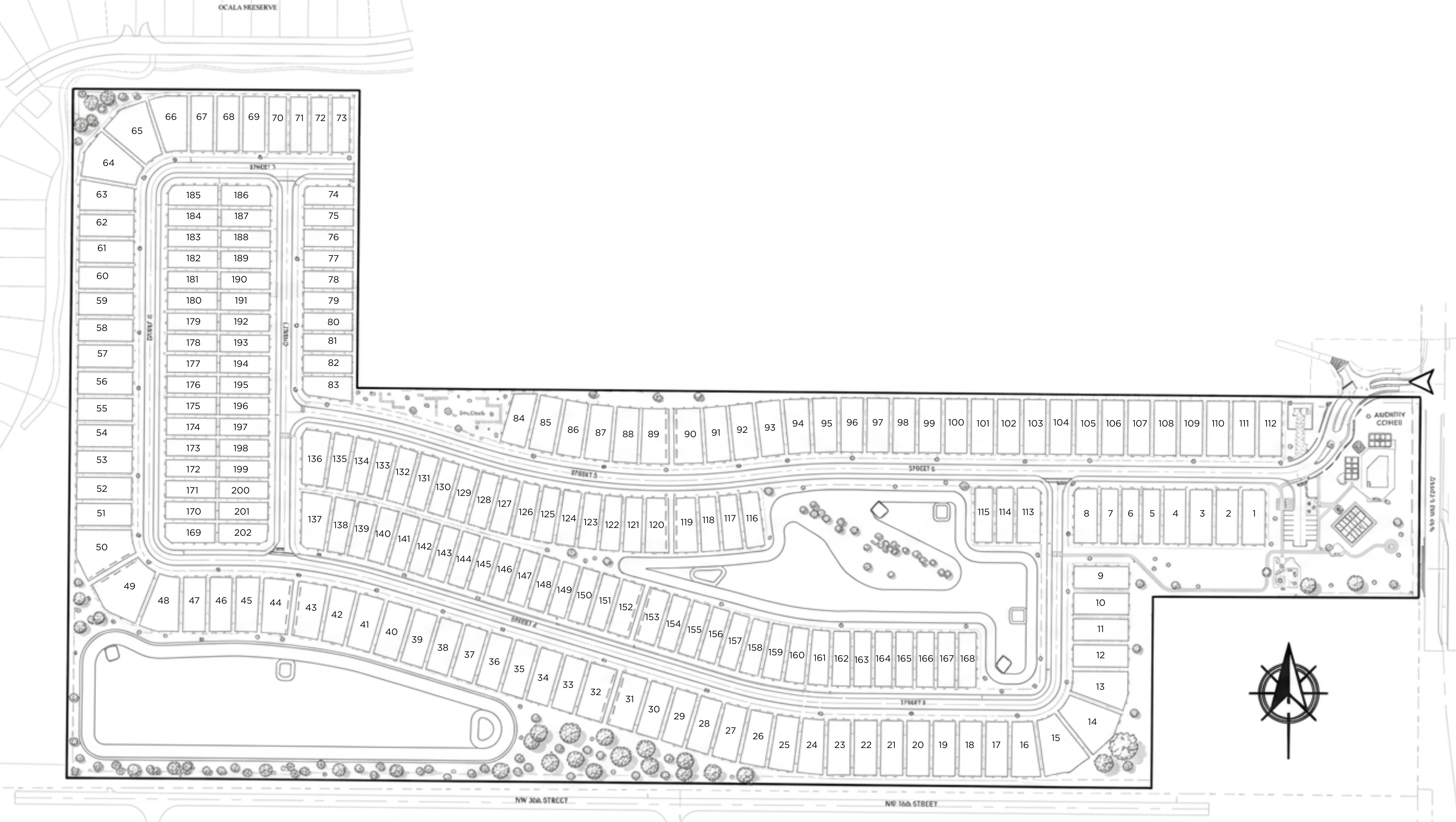 Sabana Reserve lot plan